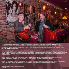 Come To Sorrento’s back cover with Greg’s note