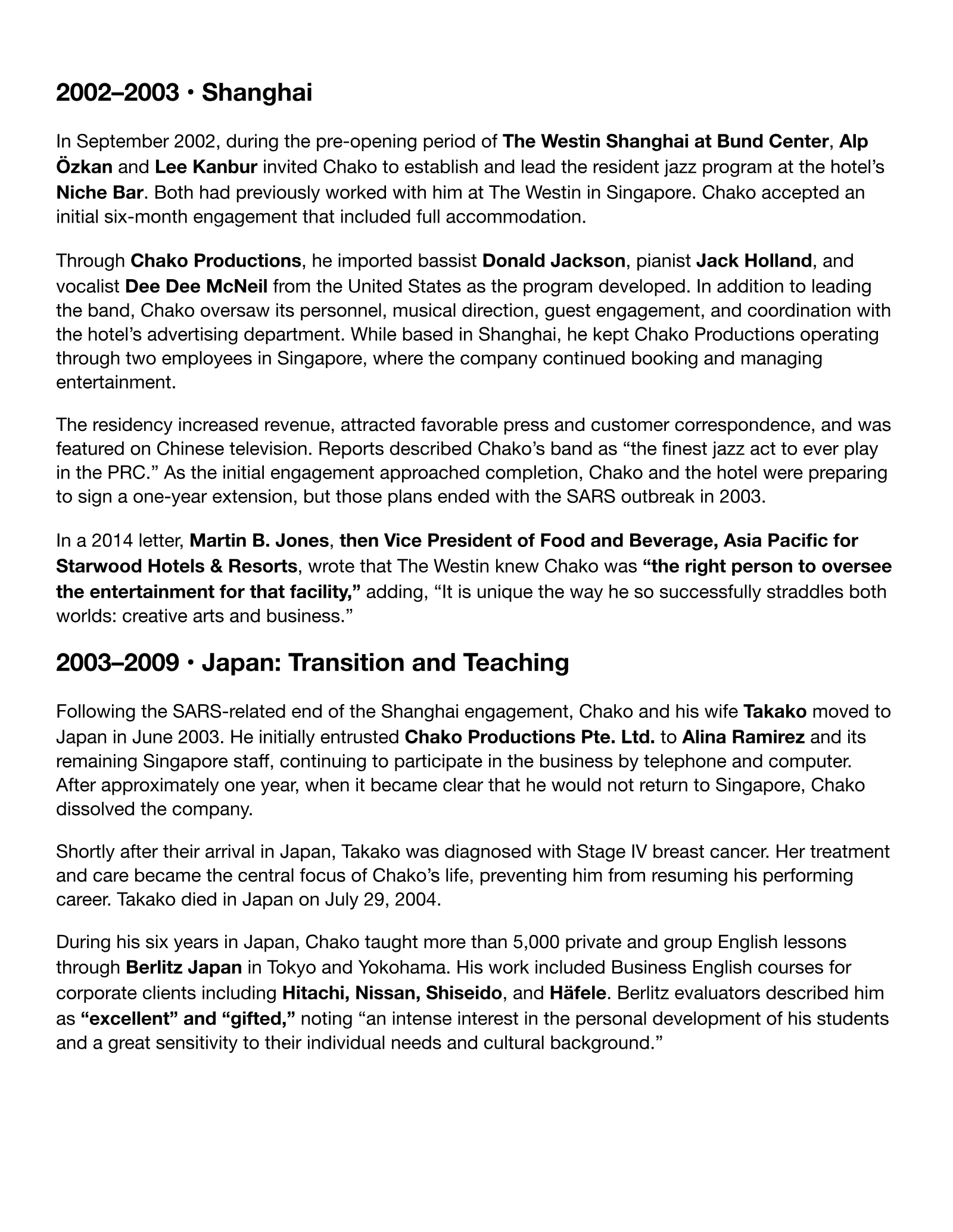 Greg Chako Executive Portfolio, page 8 of 16