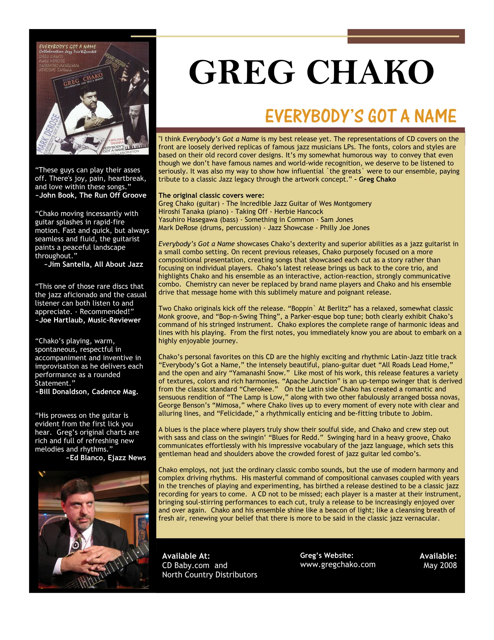 Everybody's Got A Name one-sheet, page 2 of 2