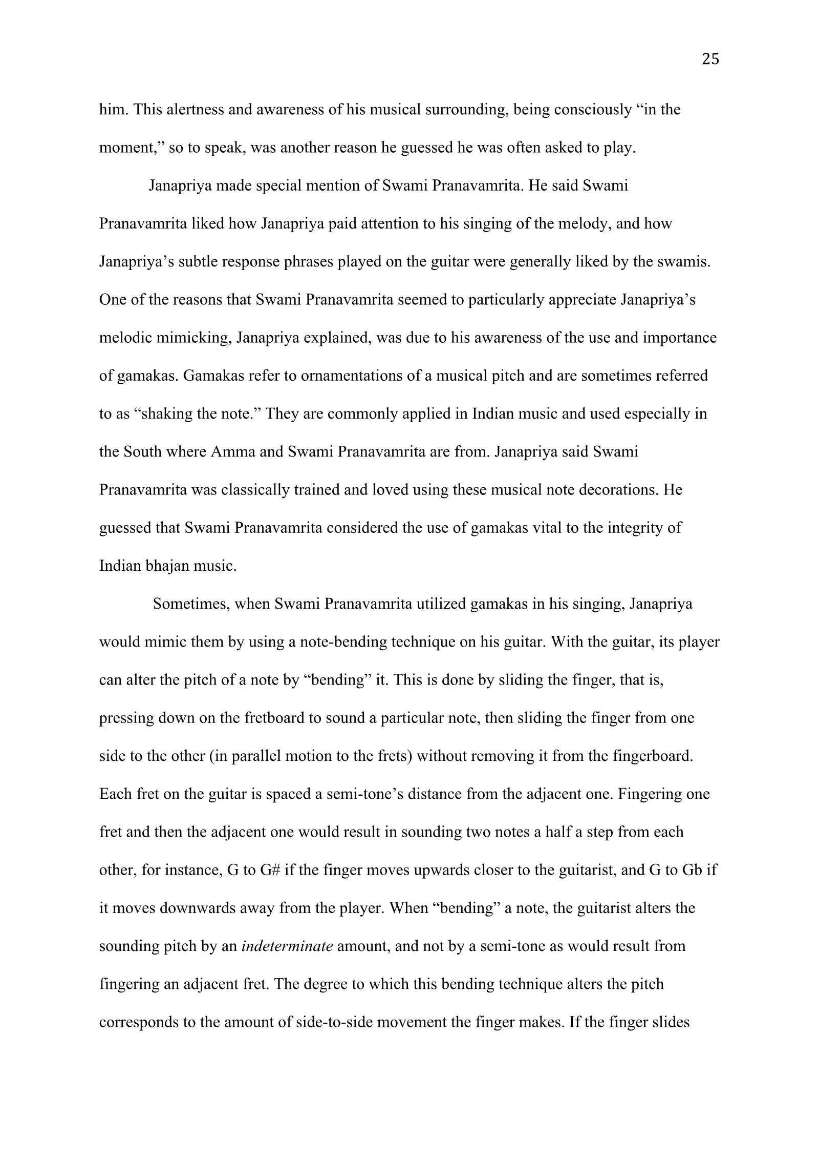 A Study of Bhajan Ensembles at Spiritual Programs of Mata Amritanandamayi Devi (academic paper), page 25 of 77