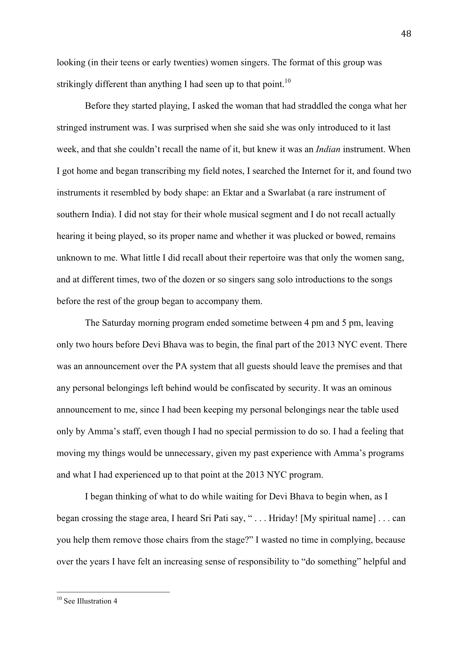 A Study of Bhajan Ensembles at Spiritual Programs of Mata Amritanandamayi Devi (academic paper), page 48 of 77