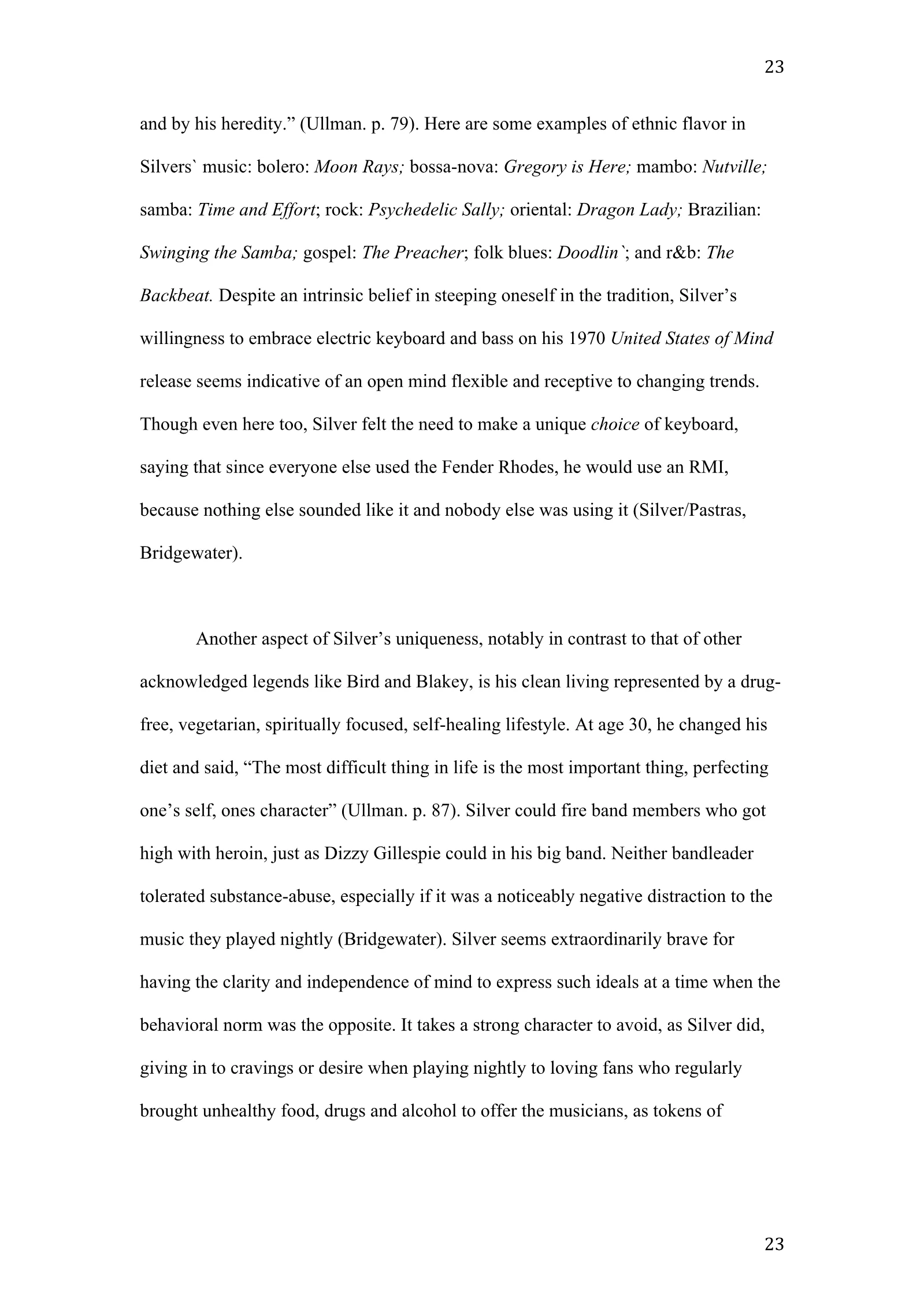 Horace Silver: A New Definition of Greatness (academic paper), page 23 of 41
