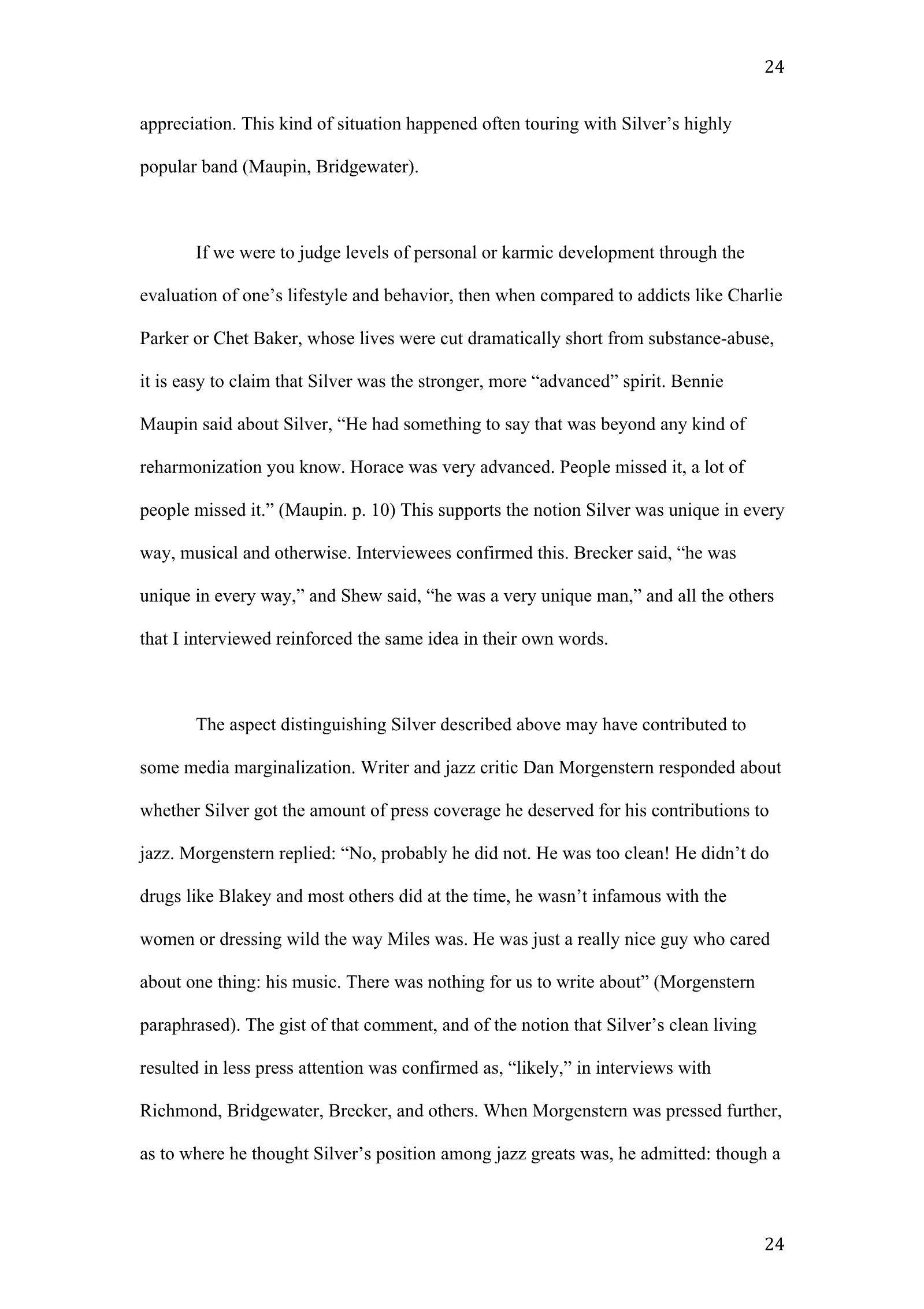 Horace Silver: A New Definition of Greatness (academic paper), page 24 of 41