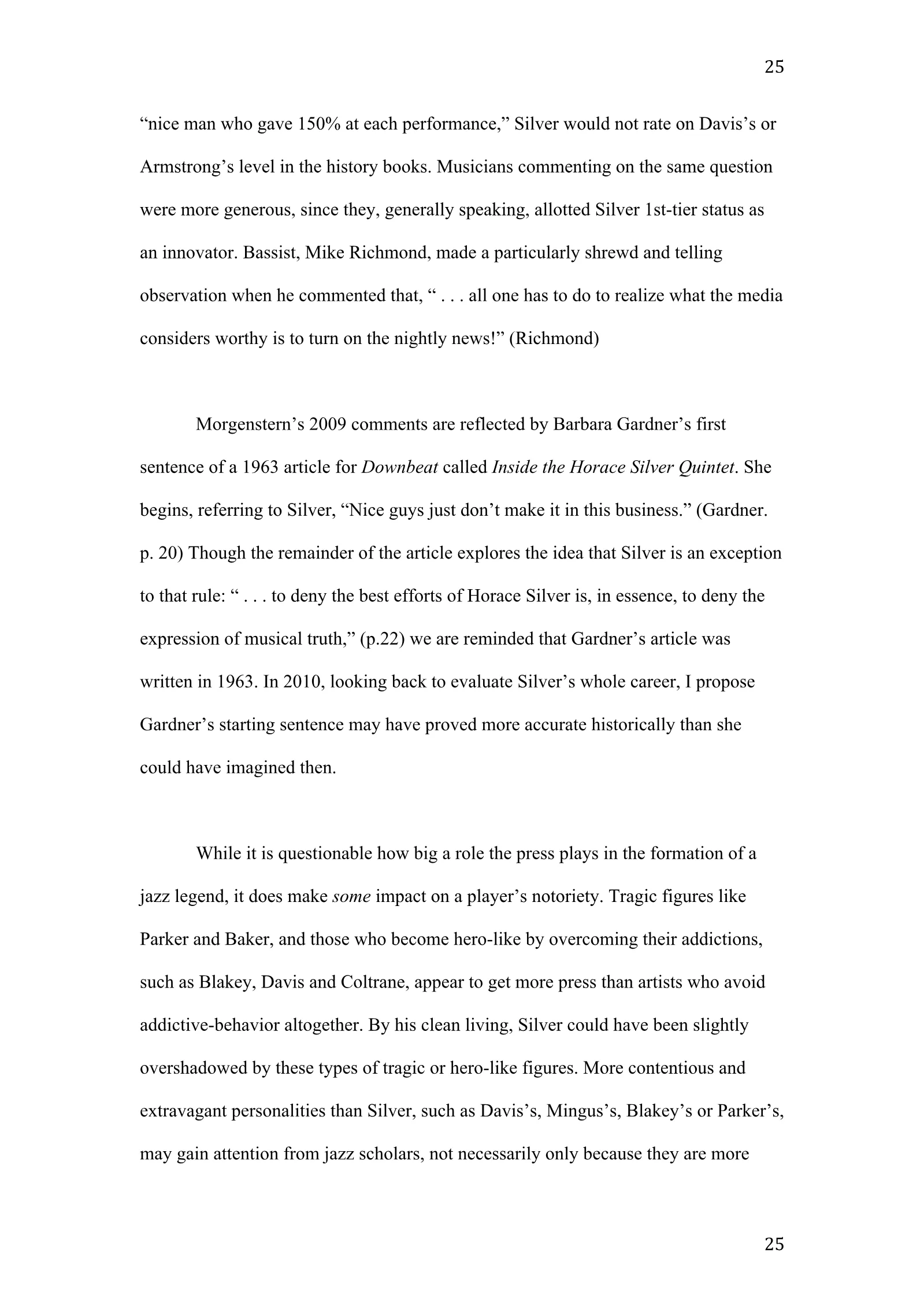 Horace Silver: A New Definition of Greatness (academic paper), page 25 of 41