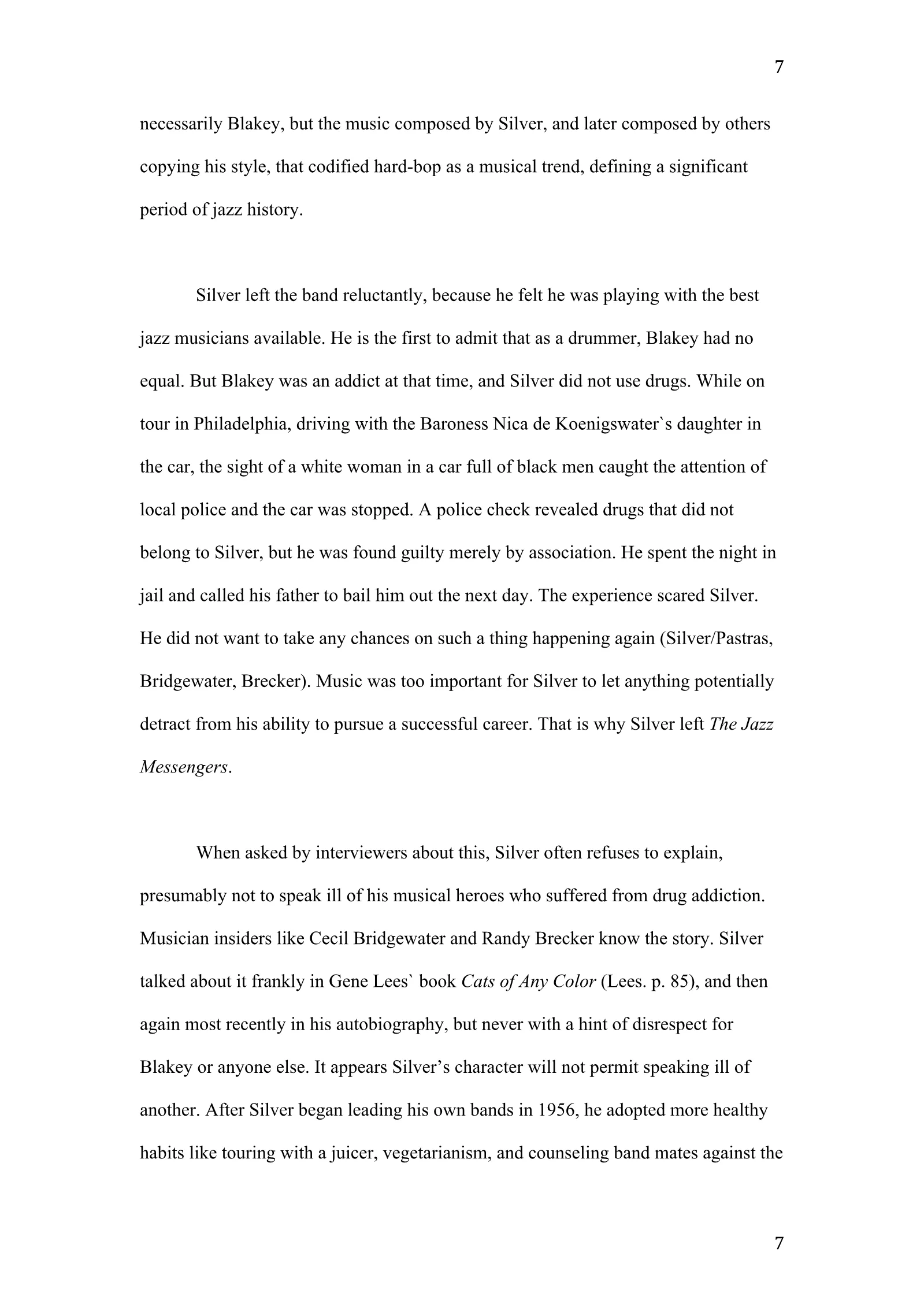 Horace Silver: A New Definition of Greatness (academic paper), page 7 of 41