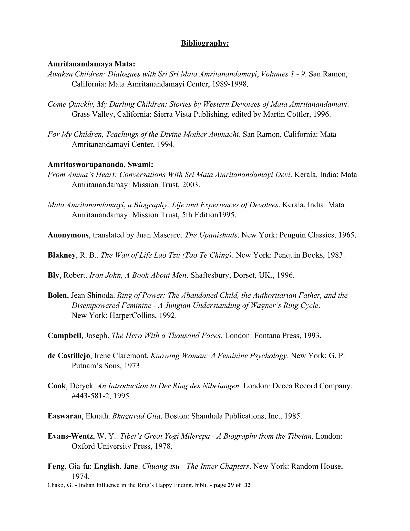 Indian Influence in the Ring’s Happy Ending (academic paper), page 29 of 33