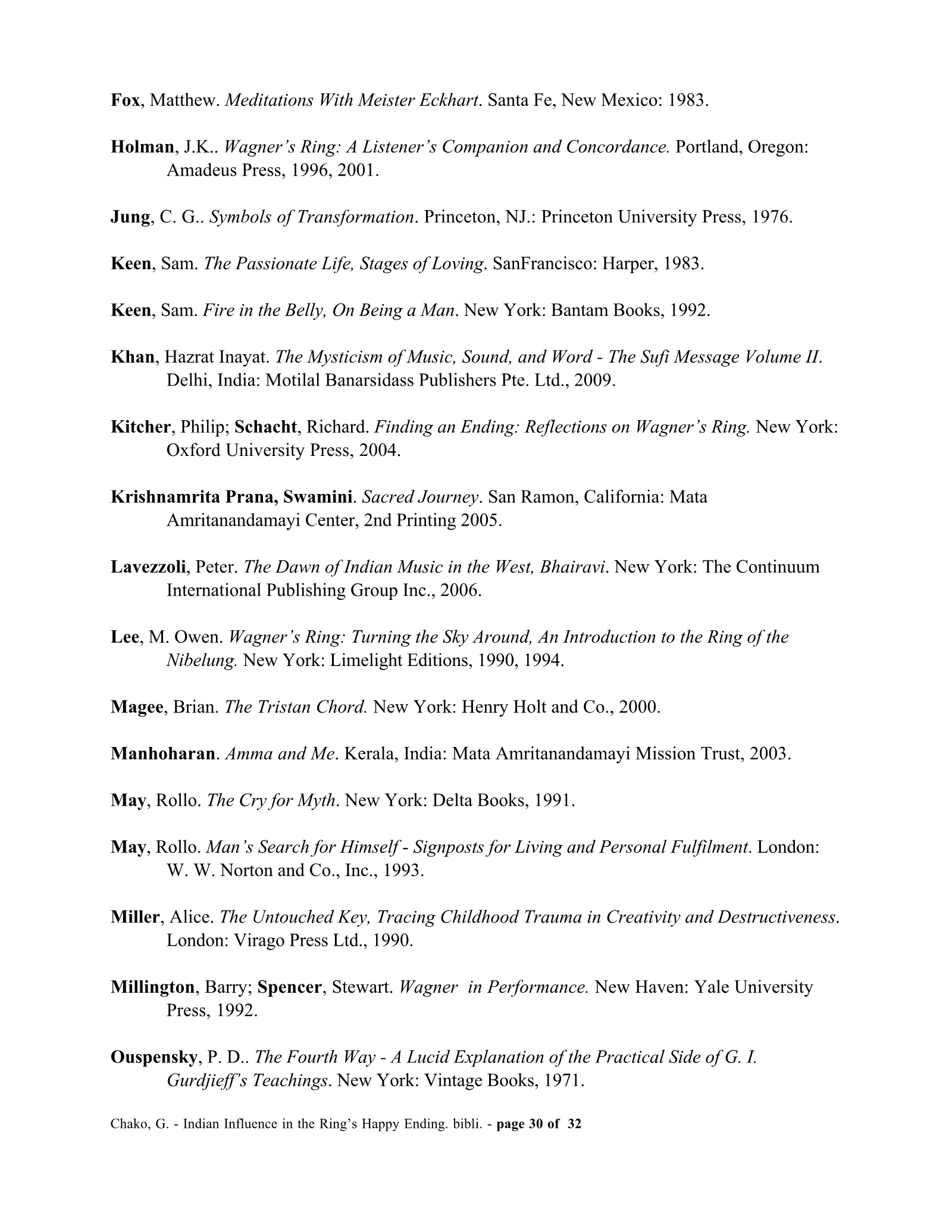 Indian Influence in the Ring’s Happy Ending (academic paper), page 30 of 33