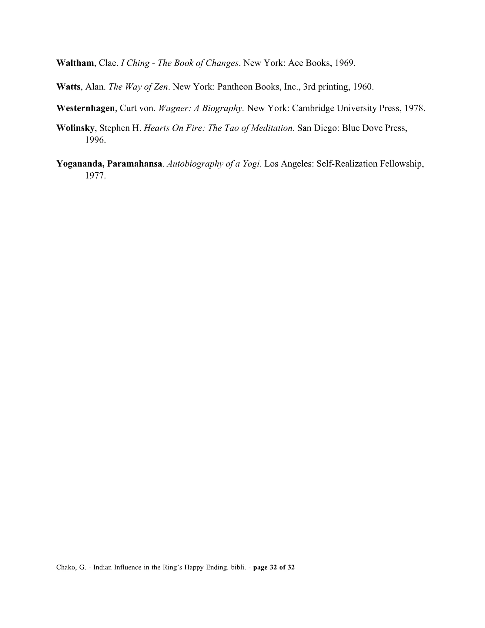 Indian Influence in the Ring’s Happy Ending (academic paper), page 32 of 33