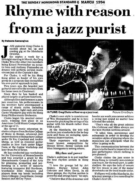 Hong Kong press clipping